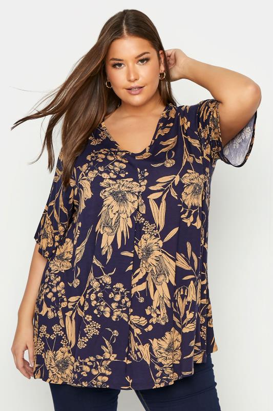 Plus Size Floral Tops | Ladies Floral Tops | Yours Clothing