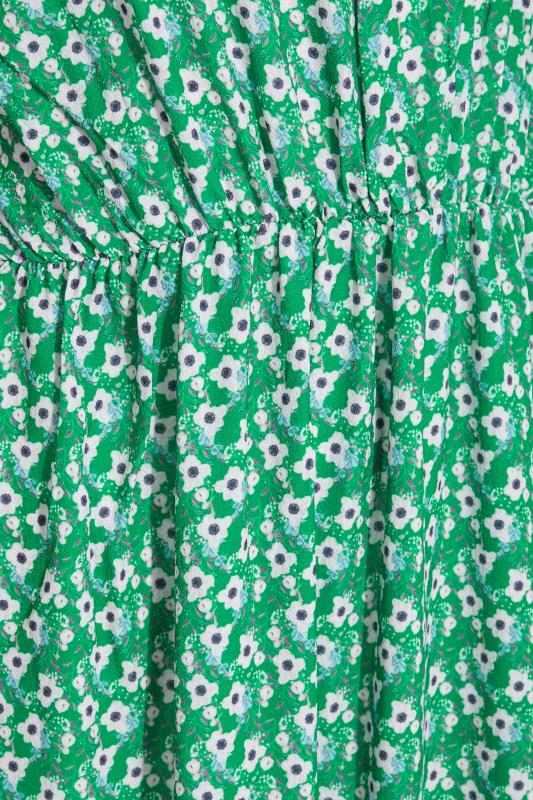 LTS Tall Green Floral Print Maxi Tea Dress 3