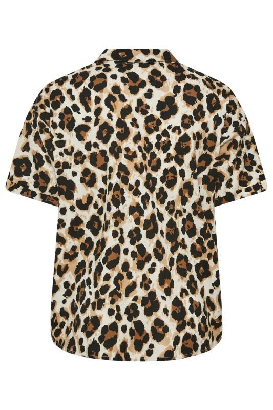 LIMITED COLLECTION Plus Size Brown Leopard Print Shirt | Yours Clothing 10