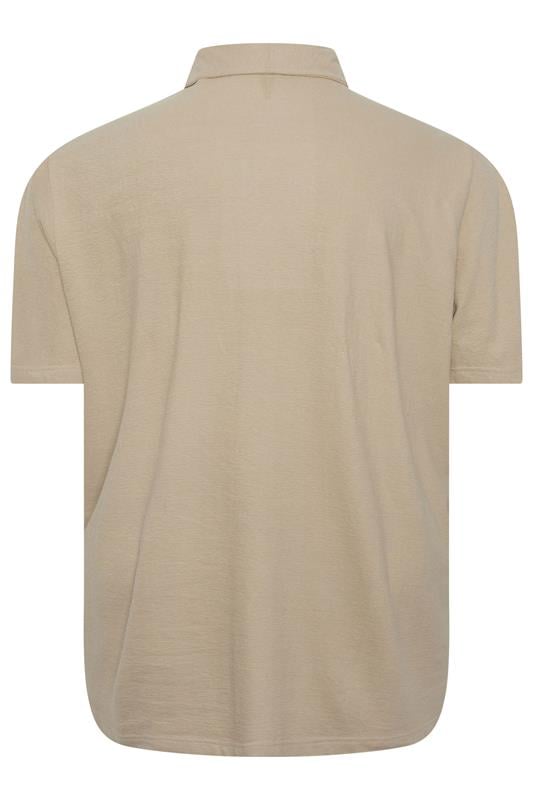 BadRhino Big & Tall Stone Brown Revere Jersey Shirt | BadRhino 7