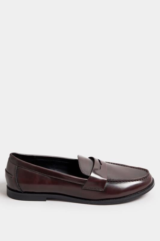 LTS Burgundy Red Patent Loafers In Standard Fit | Long Tall Sally 3