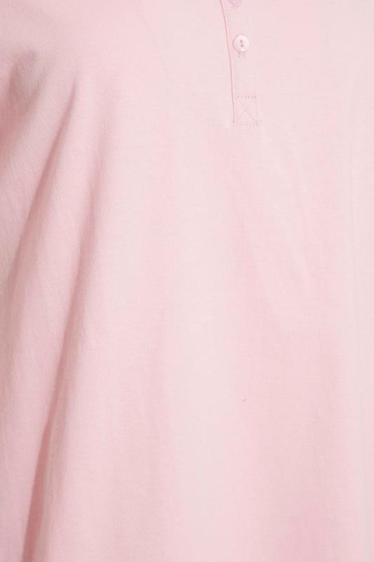 Plus Size Pink Placket Pyjama Top | Yours Clothing  5