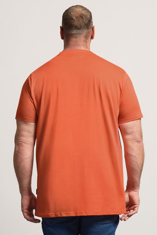 BadRhino Big & Tall Orange Extra Long Core T-Shirt | BadRhino 2