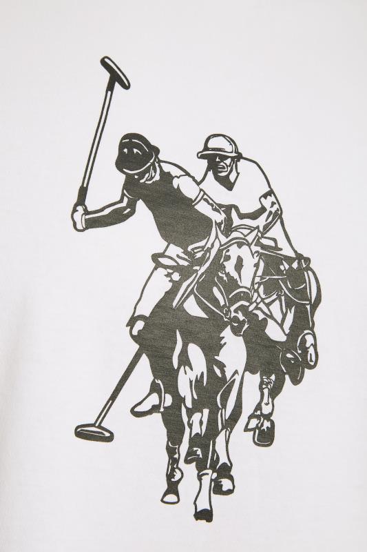 U.S. POLO ASSN. White Rider Logo T-Shirt | BadRhino 2