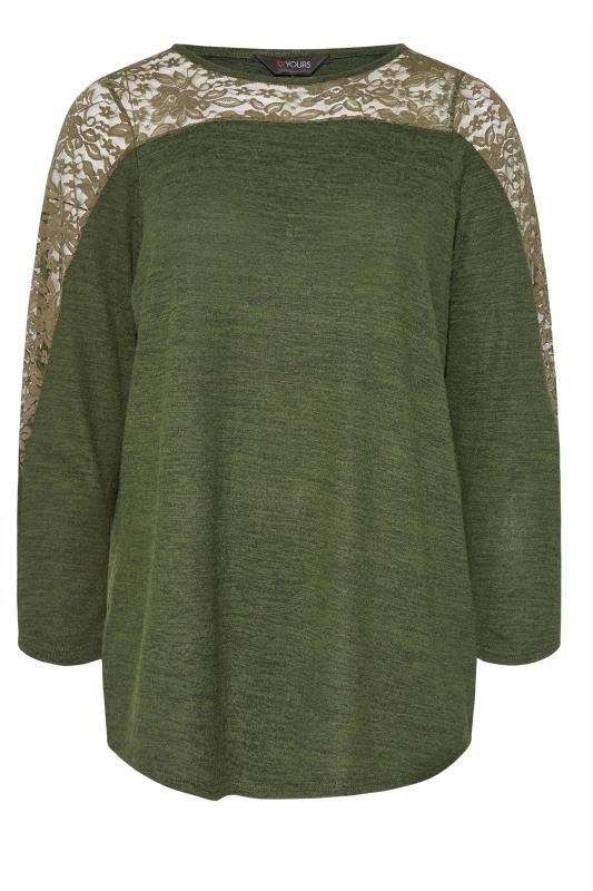 Green Lace Insert Knitted Jumper_F.jpg