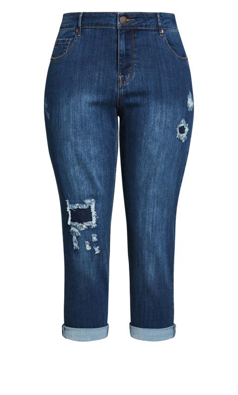 Evans Blue Ripped Jeans 24