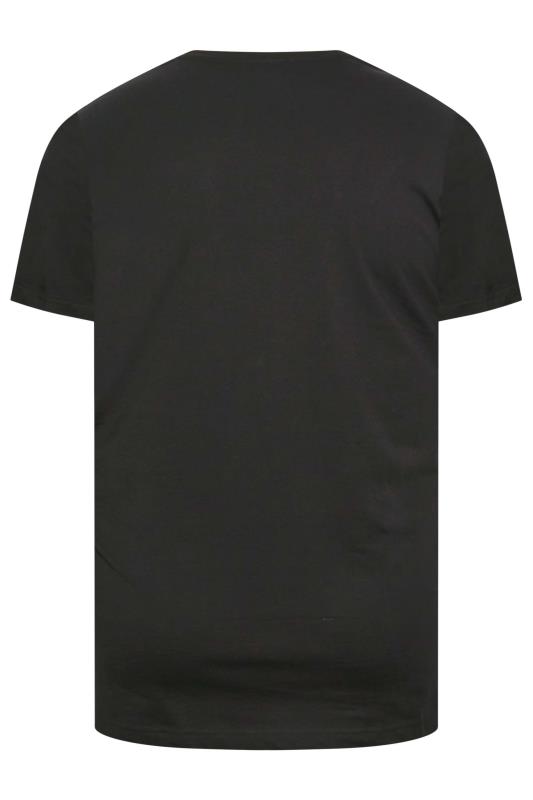 ESPIONAGE Big & Tall Black 'Mexican Bandit' Printed T-Shirt | BadRhino 4