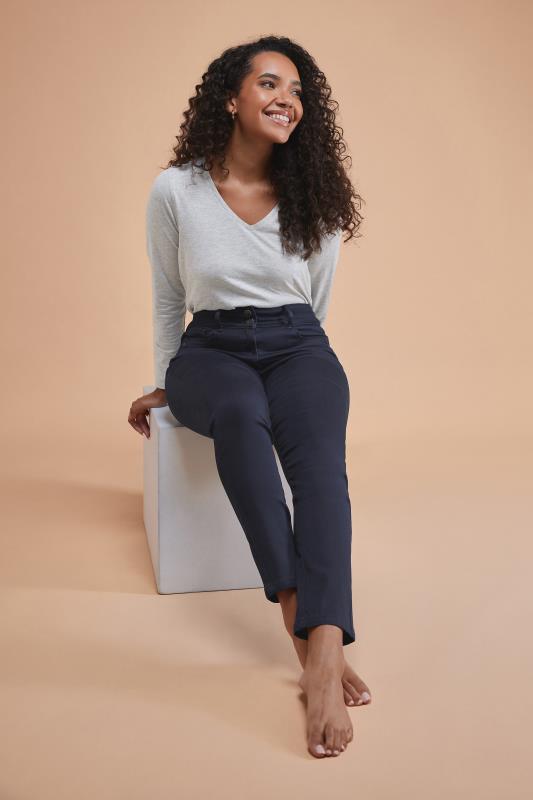  Grande Taille M&Co Indigo Blue Lift & Shape Slim Leg Jeans