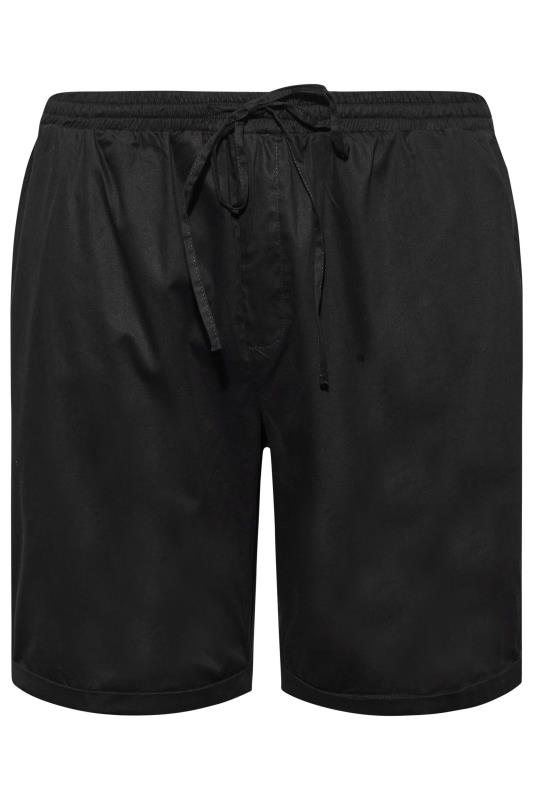 BadRhino Big & Tall Black Cotton Shorts 4