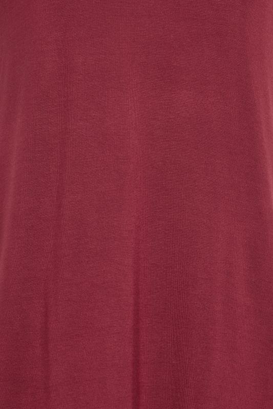 LTS Tall Women's Berry Red V-Neck T-Shirt | Long Tall Sally 5