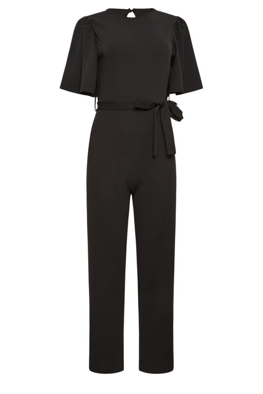 M&Co Petite Black Angel Sleeve Jumpsuit | M&Co 6