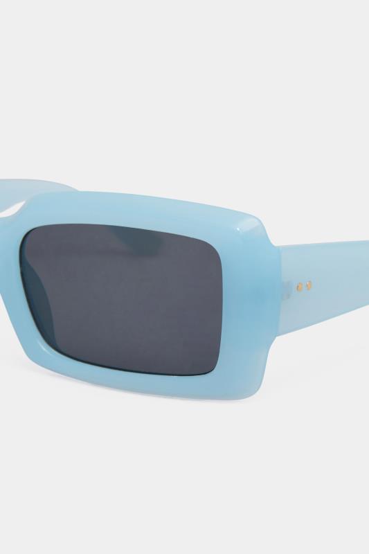 Blue Rectangle Sunglasses 4