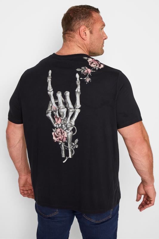 RELIGION Big & Tall Black Metal Salute T-Shirt 2