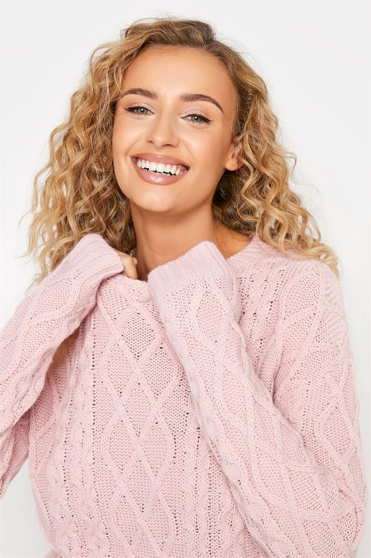 LTS Pink Cable Knit Jumper_D.jpg