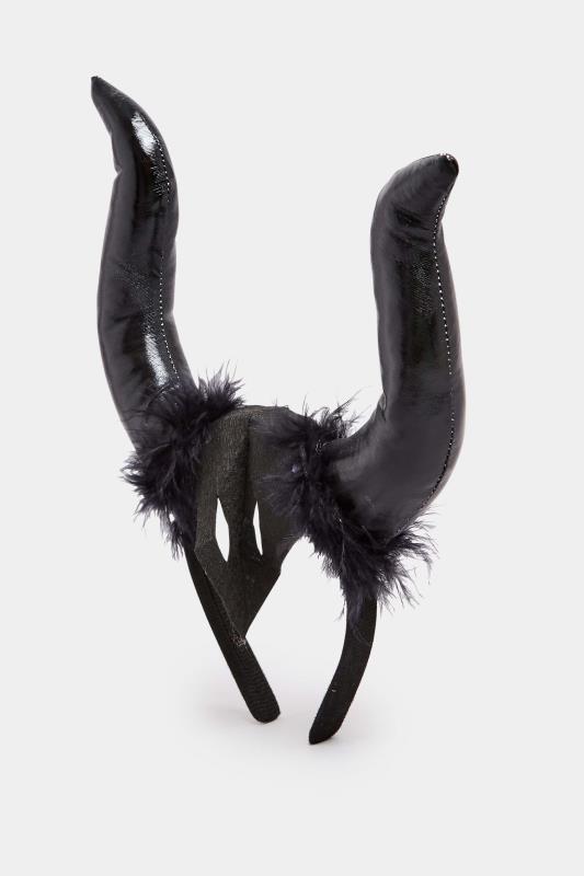  Black Horns Halloween Headband