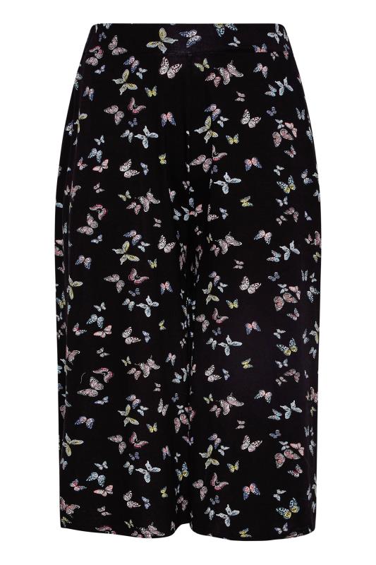 Curve Black Butterfly Culottes 6