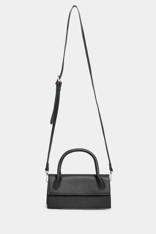 Black Top Handle Crossbody Bag | Yours Clothing  3