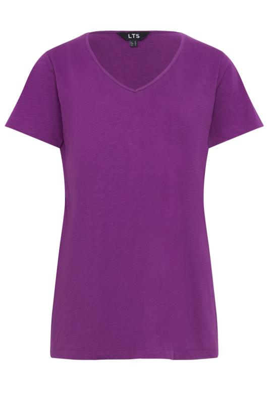 LTS Tall Womens 3 PACK Navy Blue & Purple V-Neck T-Shirts | Long Tall Sally 10