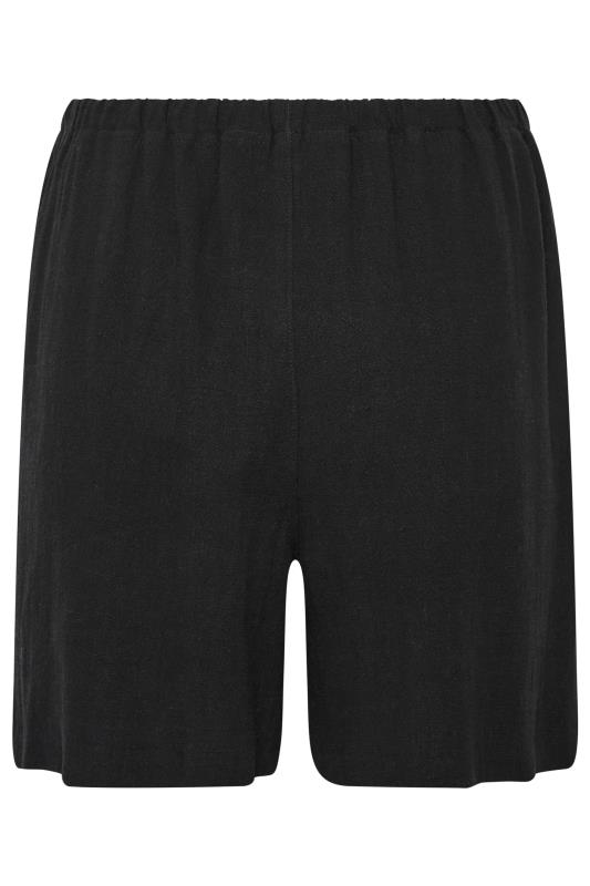 LTS Tall Women's Black Linen Shorts | Long Tall Sally 5