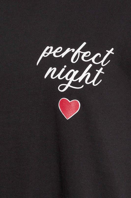 Petite Black & Red 'Perfect Night' Check Print Pyjama Set | PixieGirl 5