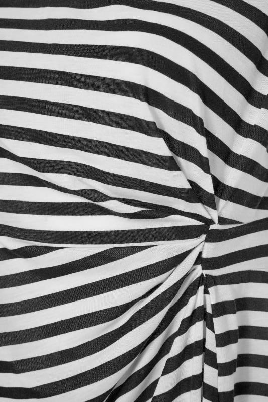 Black Stripe Ruched Top_S.jpg