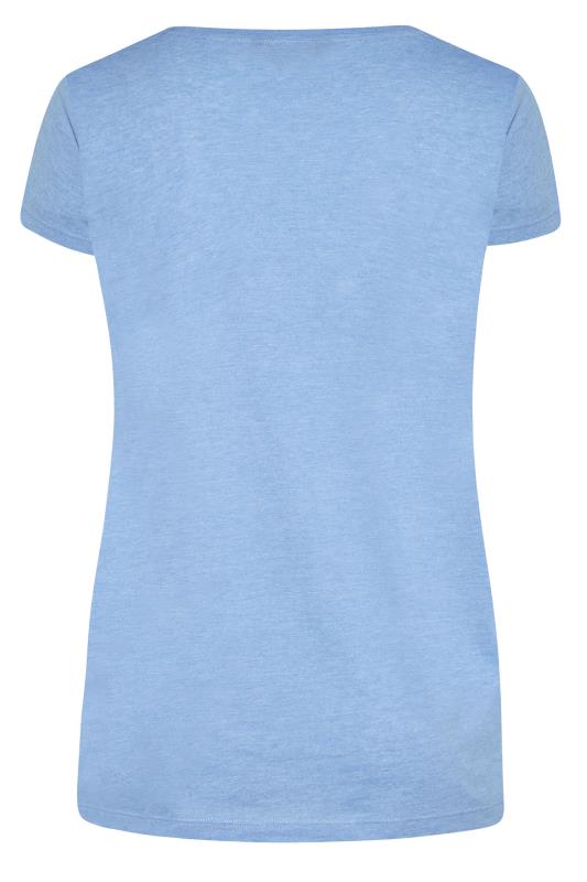 Curve Pale Blue Short Sleeve T-Shirt_BK.jpg