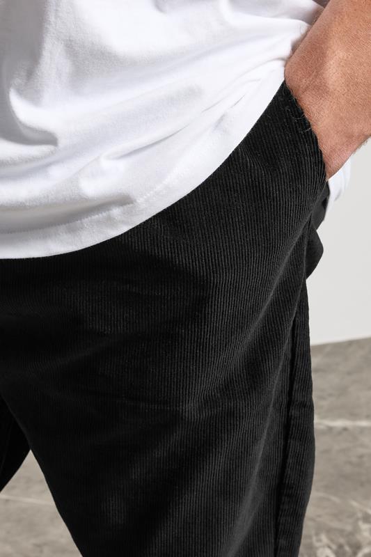BadRhino Big & Tall Black Corduroy Trousers | BadRhino 5