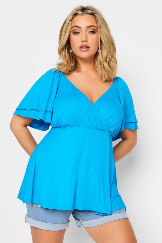 Plus Size Wrap Tops | Wrap Around Tops | Yours Clothing
