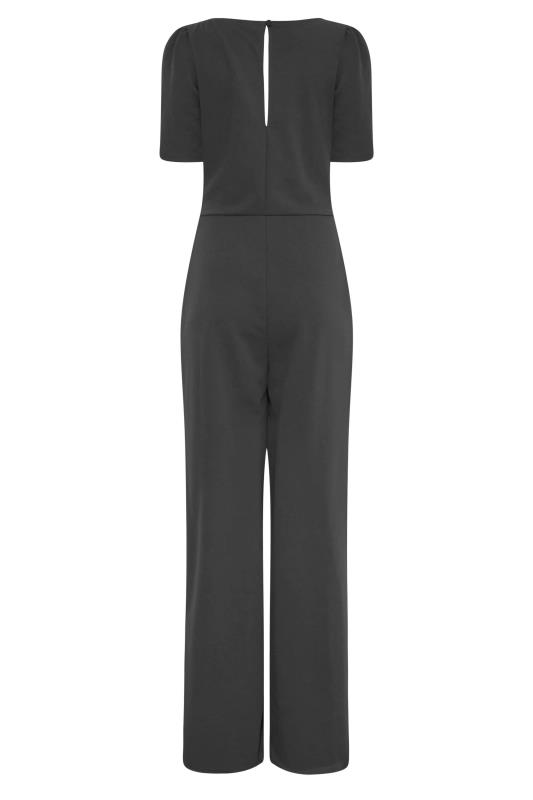 LTS Tall Women's Black Notch Neck Jumpsuit | Long Tall Sally 6