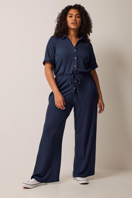 Plus Size Women's Clothing Printed V-neck Jumpsuit New Casual Wide