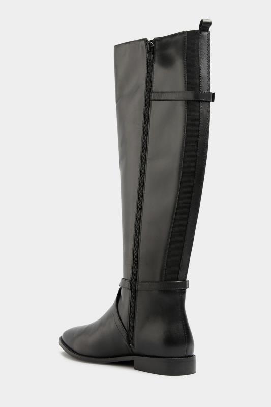 LTS Black Leather Riding Boots | Long Tall Sally 3