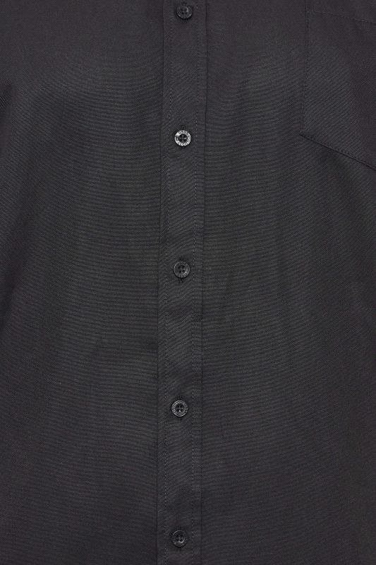 D555 Big & Tall Black Short Sleeve Oxford Shirt | BadRhino 2