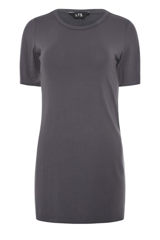 Tall Charcoal Grey Short Sleeve T-Shirt_F.jpg