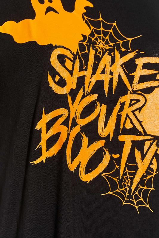 LIMITED COLLECTION Curve Black 'Boo-ty' Halloween T-Shirt 5