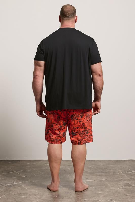BadRhino Big & Tall Red Deadpool Pyjama Set | BadRhino 1