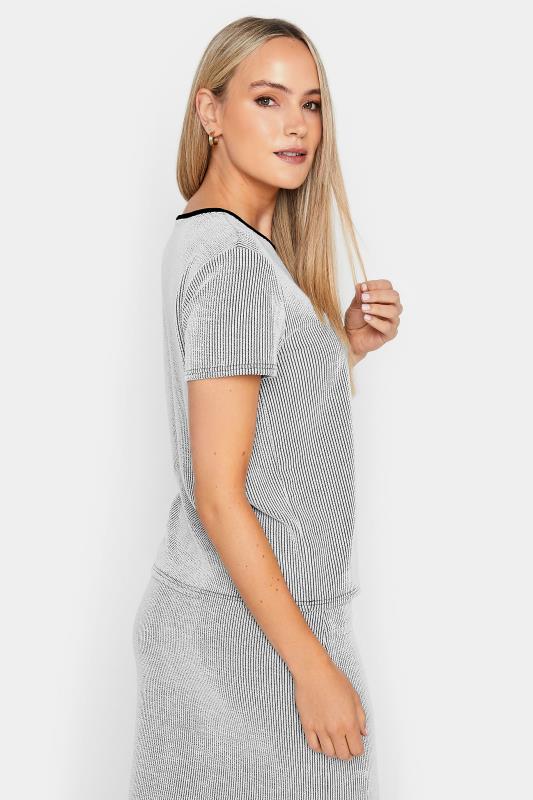 LTS Tall Women's Grey Ribbed T-Shirt | Long Tall Sally  4