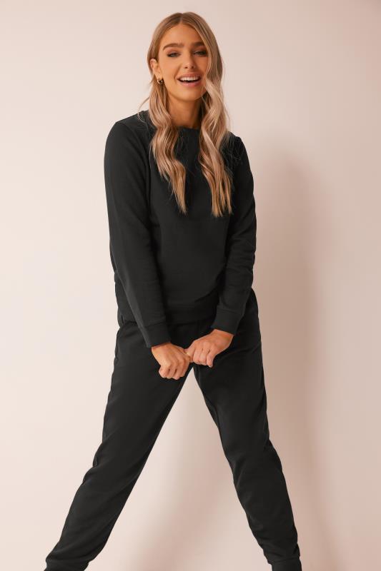 M&Co Black Marl Essential Sweatshirt | M&Co 1