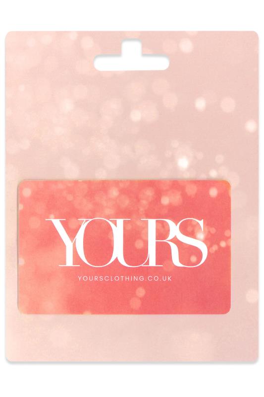 Plus Size  £10 - £150 Yours Clothing Glitter Gift Card