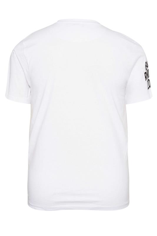 BadRhino Big & Tall White Ultimate Strongman T-Shirt 3