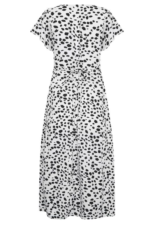 PixieGirl White Dalmatian Print Tea Dress | PixieGirl 7