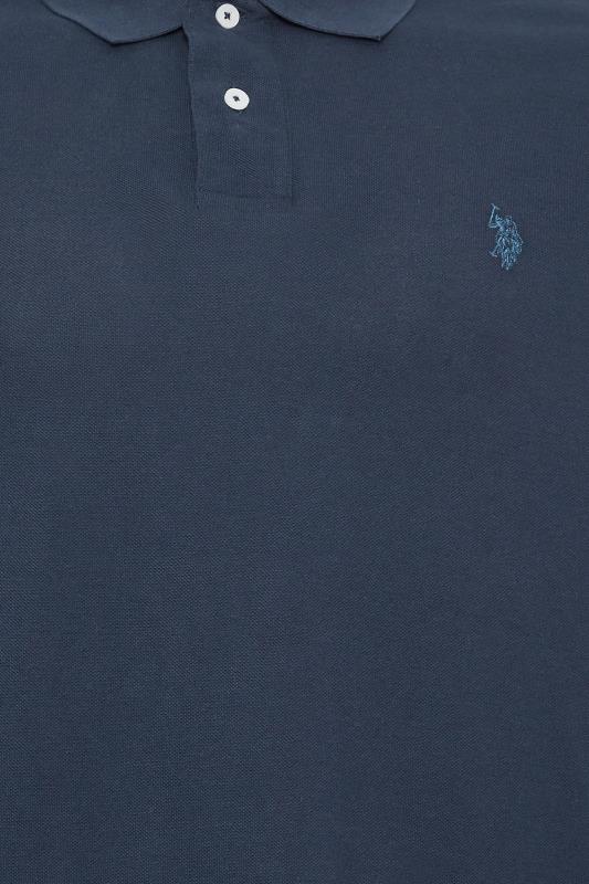 U.S. POLO ASSN. Big & Tall Navy Blue Polo Shirt | BadRhino  2