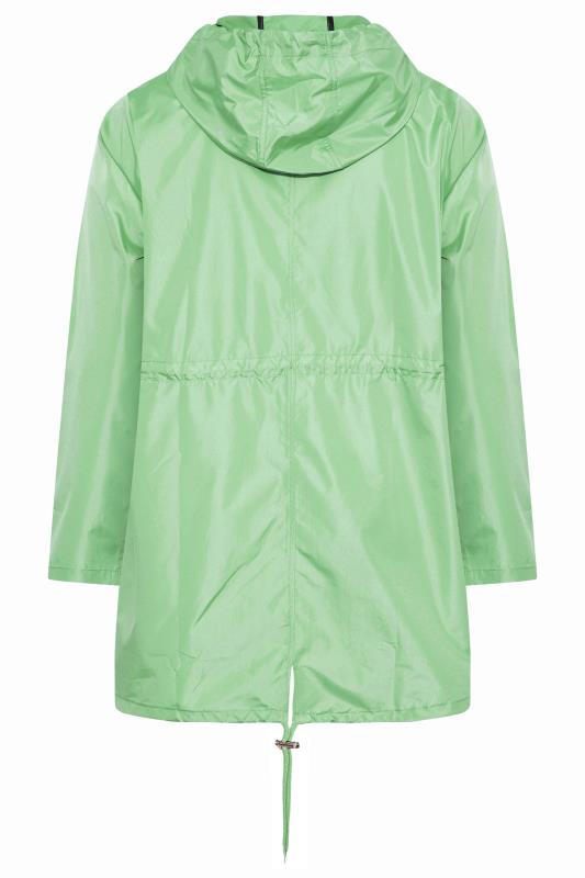 Plus Size Sage Green Pocket Parka | Yours Clothing 9