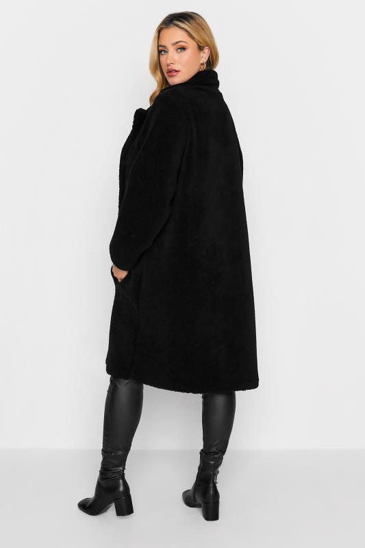 YOURS Plus Size Black Faux Fur Coat 5