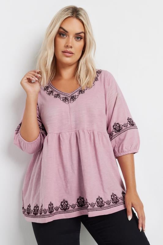 Embroidered smock top online