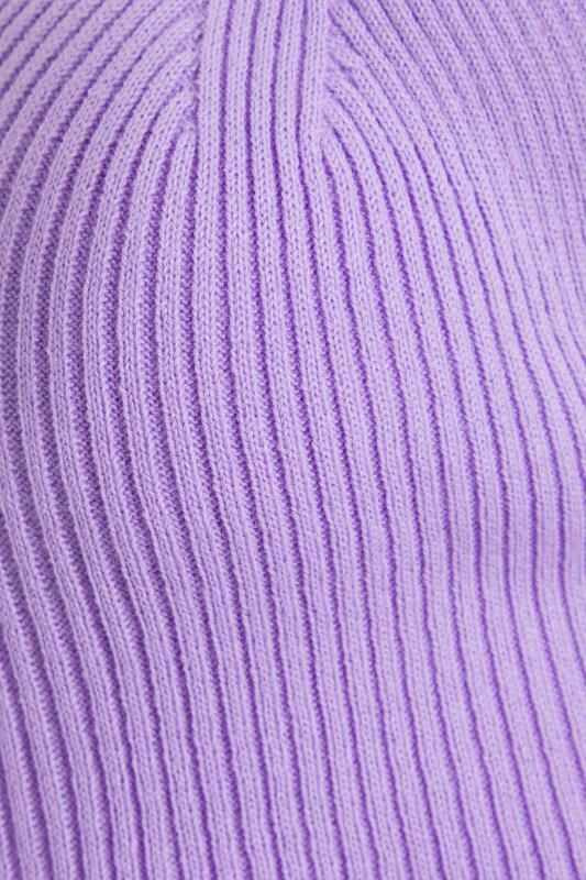 LTS Tall Purple Rib Knit Cami Top 5