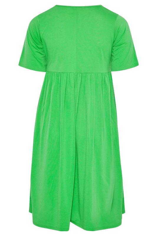LIMITED COLLECTION Curve Apple Green Smock Dress_Y.jpg