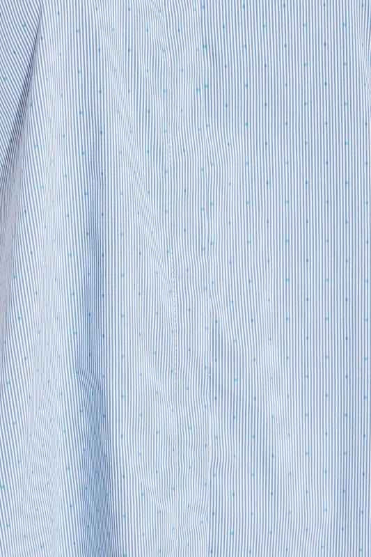 Curve Blue Thin Stripe Spot Shirt 5