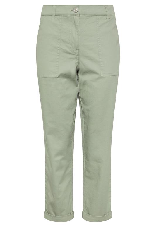 M&Co Sage Green Twill Carpenter Trousers | M&Co 5