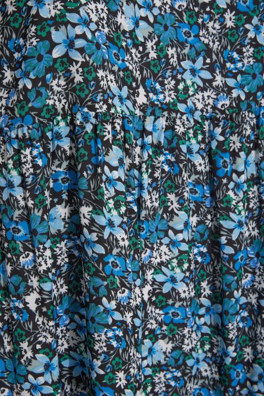 LIMITED COLLECTION Curve Black & Blue Ditsy Print Midaxi Smock Dress_S.jpg
