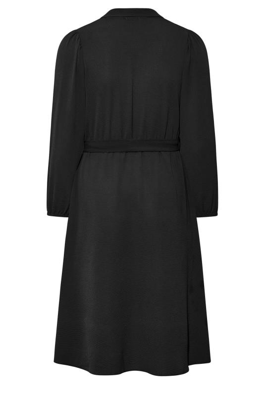 LIMITED COLLECTION Plus Size Black Wrap Dress | Yours Clothing 7